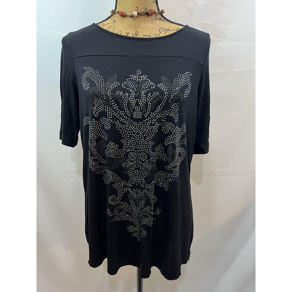 Womens Apt 9 Sequin Top Size L